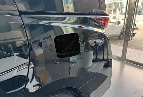 ملحقات السيارات تناسب تويوتا ألفارد فيلفير 2023 2024 ABS غطاء خزان الغاز الخارجي من ABS in Kuwait