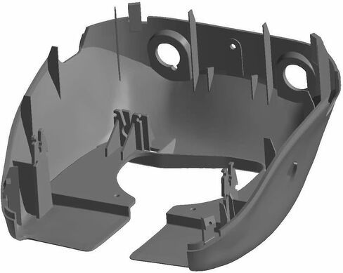 Polaris ATV Pod Headlight, Lower, Snap, Black Metallic, Genuine OEM Part 5433762-177, Qty 1 in Saudi Arabia