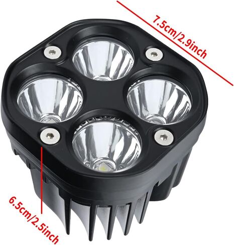 مصباح الأمامي الأمامي المصباح الأمامي للدراجة الأمامية ، قابس N Play Light Bar مع التبديل لـ Sur Ron Light Bee X S Segway X160 X260 Dirt Bike (مصباح بيضاوي) in Saudi Arabia