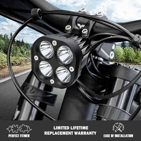 مصباح الأمامي الأمامي المصباح الأمامي للدراجة الأمامية ، قابس N Play Light Bar مع التبديل لـ Sur Ron Light Bee X S Segway X160 X260 Dirt Bike (مصباح بيضاوي) in Saudi Arabia