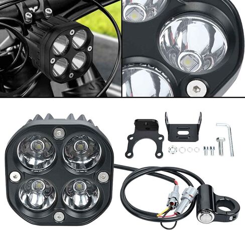 مصباح الأمامي الأمامي المصباح الأمامي للدراجة الأمامية ، قابس N Play Light Bar مع التبديل لـ Sur Ron Light Bee X S Segway X160 X260 Dirt Bike (مصباح بيضاوي) in Saudi Arabia
