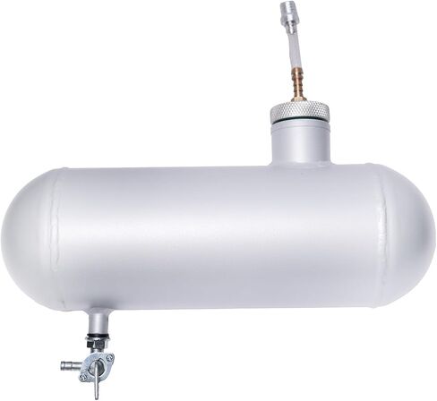 JMCHstore Stainless Steel Mini Bike Gas Tank Cylinder 4x11'' for Coleman Baja Montser Mega moto Predator Hemi non 212 Engine, Massimo Axis RealTree Motovox Mototec Dirt Gas Bike, Go Kart Parts in Saudi Arabia