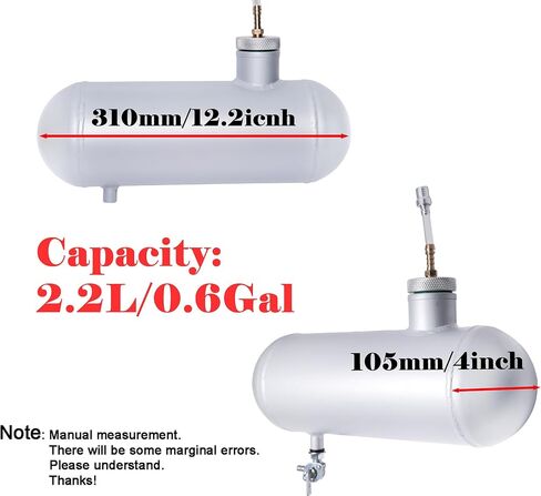 JMCHstore Stainless Steel Mini Bike Gas Tank Cylinder 4x11'' for Coleman Baja Montser Mega moto Predator Hemi non 212 Engine, Massimo Axis RealTree Motovox Mototec Dirt Gas Bike, Go Kart Parts in Saudi Arabia