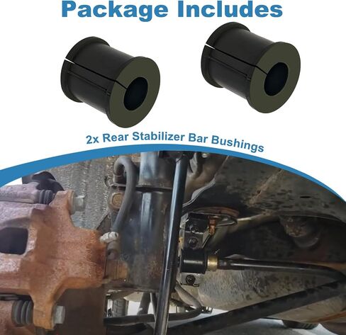 2 Pcs Rear Stabilizer Bar Bushings Rear Sway Bar Bushings Compatible with Toyota Highlander Camry Venza Lexus RX300 RX330 RX350 RX400h Replace# 48818-48021 48818-48020 in Saudi Arabia
