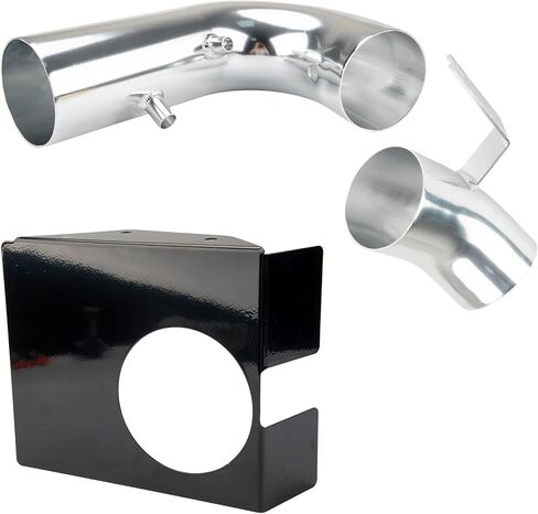 Cold Air Intake Kit Fit for 1997-2003 F150/250 Expedition Navigato-r 4.6/5.4L Aluminum Tube w/Heat Shield Filter (Red) in Saudi Arabia