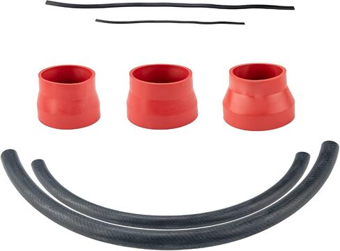 Cold Air Intake Kit Fit for 1997-2003 F150/250 Expedition Navigato-r 4.6/5.4L Aluminum Tube w/Heat Shield Filter (Red) in Saudi Arabia