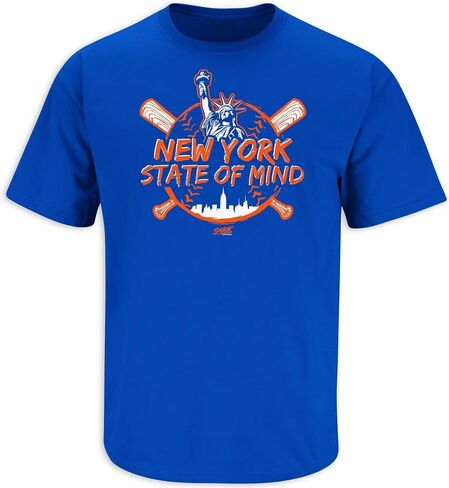 New York State of Mind T-Shirt for New York Baseball Fans (SM-5XL) in Saudi Arabia