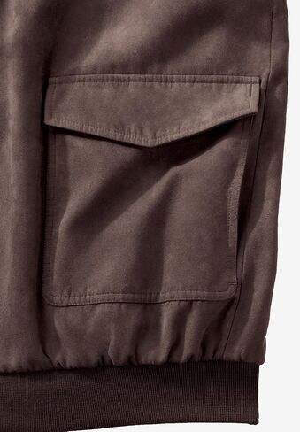KingSize Men's Big & Tall Microsuede Bomber Jacket in Saudi Arabia