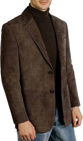 رجال BGSD Steve 2-Butto Suede Leather Blazer Sport Coat Sceed (متوفر أيضًا في Big and Tall and Short) in Saudi Arabia