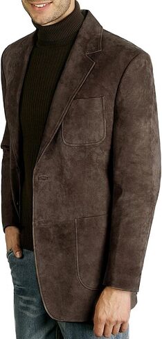 رجال BGSD Steve 2-Butto Suede Leather Blazer Sport Coat Sceed (متوفر أيضًا في Big and Tall and Short) in Saudi Arabia