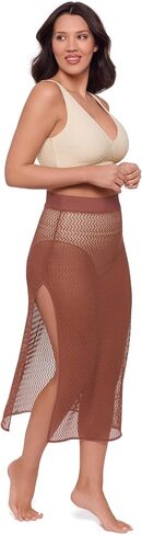 Women's Crochet Skirt with Side Slit in Kuwait