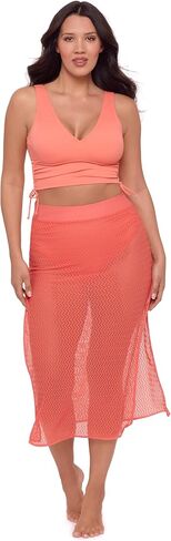 Women's Crochet Skirt with Side Slit in Kuwait