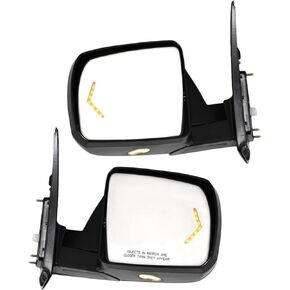 زوج المرآة/مجموعة 2008-2011 Sequoia Limited/Platinum ، 2007-2013 Tundra Limited بواسطة Toyota ، يمين (الراكب) واليسر (Driver) ، غير القشور ، طي الطاقة ، تسخين ، Chrome ، W/Memory و Puddle Light ، in Kuwait