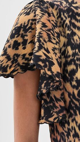 Ulla Johnson Women's Blithe Flutter Sleeve Midi Dress in Saudi Arabia