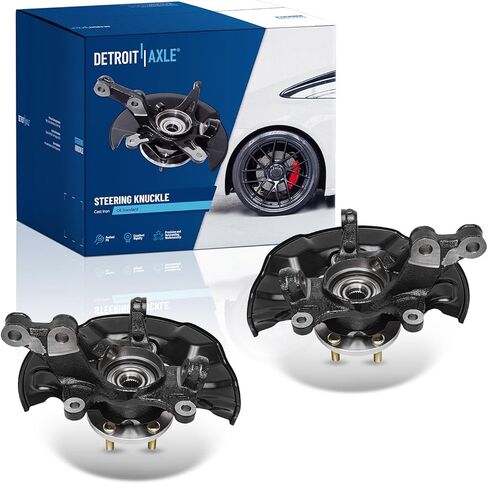 Detroit Axle - 2pc Dekincles toyota toyota 14-18 Corolla ، 14 Matrix ، 2 knuckles & Wheel Hub Assembly 2014 in Saudi Arabia