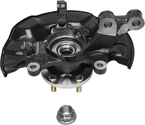 Detroit Axle - Front 2pc Steering Knuckles for Toyota 14-18 Corolla, 14 Matrix, 2 Steering Knuckles & Wheel Hub Bearing Assembly 2014 Replacement in Saudi Arabia