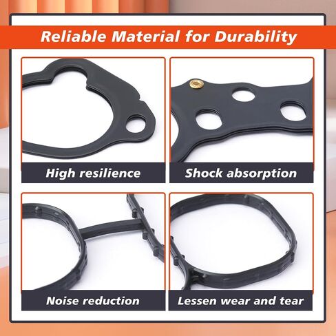 MS97143 Intake Manifold Gasket Set Replacement for Nissan for Infiniti Vehicle 3.5L V6 2007-2024 for Altima for Maxima for Murano for Pathfinder for Quest, for QX60 2014 2015 2016 JX35 2013 MS19450 in Saudi Arabia