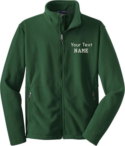 INK STITCH Men Custom Text Stitching Embroidery Value Fleece Jacket - 9 Colors in Saudi Arabia