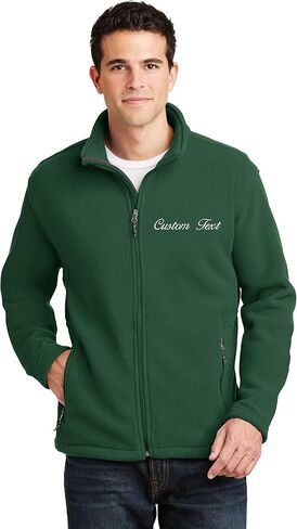 INK STITCH Men Custom Text Stitching Embroidery Value Fleece Jacket - 9 Colors in Saudi Arabia