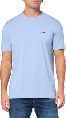 BOSS Men's Contrast Logo Cotton Stretch T-Shirt in Saudi Arabia