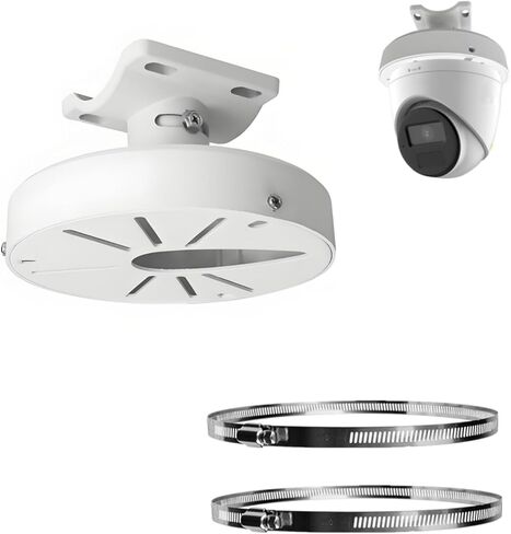 حامل عمود كاميرا CCTV للكاميرا القبة، محول صندوق وصلات تثبيت الكاميرا على شكل قبة عالمي متوافق مع كاميرا Duahua IP Arlo لوحة شمسية صندوق كهربائي للكاميرا الخارجية/الداخلية in Kuwait