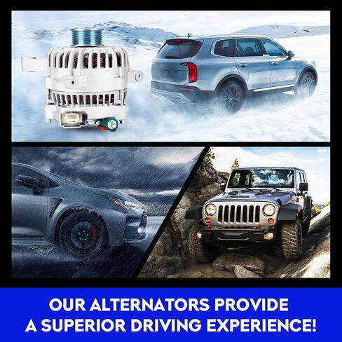 Alternator New Fit for Ford for F150 V8 4.6L 5.4L 2004-2008, for F150 Heritage 2004, for Expedition 5.4L 2005-2006, Fit for Lincoln Mark LT 5.4L 2006-2008, Navigator 2005-2006 5.4L V8, 8318 110A in Saudi Arabia