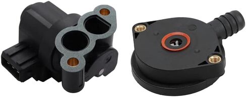 1x صمام التحكم في الهواء الخمول/ملاءمة لـ BMW E34 E36 E46 318TI 318I Z3 318IS 316I & 1PCS DASE DASTILATION VALVE in Kuwait