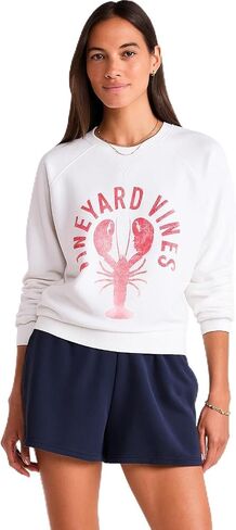 vineyard vines Women's Lobster Vineyard Terry Crewneck in Saudi Arabia