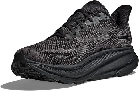 Hoka Men's Clifton 9 Sneaker ، Black/Black ، 16 in Saudi Arabia