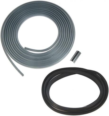 الزجاج الأمامي Weatherstrip Seal & Chrome Strip مجموعة مجموعة أدوات للاليزر 73-74 87-91 ، لـ C10 75-86 & Pickup 73-74 & Suburban 73-86 ، لـ C20 75-86 & Pickup 73-74 & Suburban 73-86 Front in Saudi Arabia