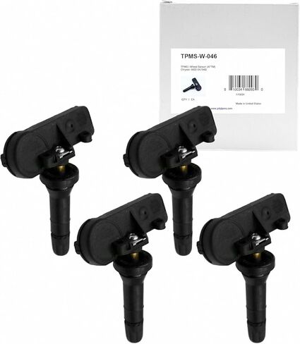 PDQ TPMS 315 MHz SESSOR SESSOR 4 Pack Rubber STEMFOR Chrysler Dodge Jeep Direct Replace for OE Part # 56029319AC ｜ 56029479AB ｜ 56053030AC ｜ 68001696AB in Saudi Arabia