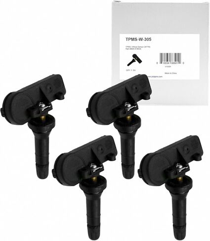 PDQ TPMS 433 MHz SESSOR RESSOR 4 Pack Rubber STEM لاستبدال RAM المباشر لـ OE Part # 9829-3199AA in Saudi Arabia
