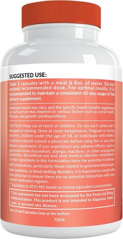 5-in-1 Turmeric Curcumin Supplement (4210mg) with Berberine, & Ceylon Cinnamon - Organic Turmeric Curcumin with Black Pepper and Ginger Supplements for Joint, Heart, Gut, & Metabolic Support (120 ct) in Saudi Arabia