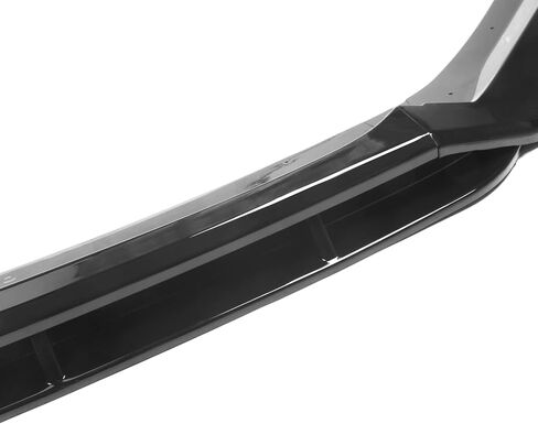 FREEMOTOR802 Front Bumper Lip Splitter Air Dam Chin Spoiler, Fits 2021-2022 Honda Accord, IKON V2 Style Gloss Black PP 4PCS Underbody Front Lip Spoiler Lower Guard Protector in Saudi Arabia