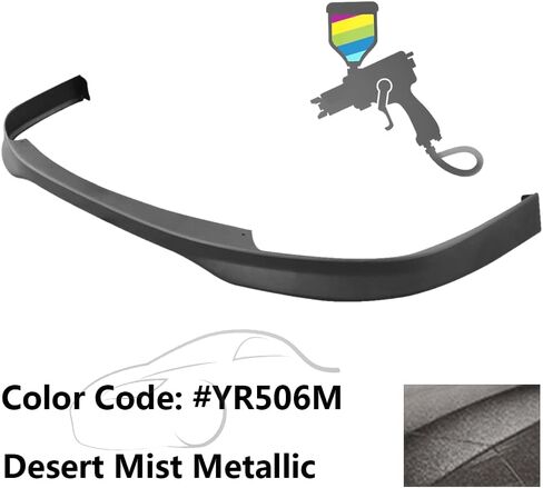 IKON MOTORSPORTS, Front Bumper Lip Compatible with 1994-1997 Acura Integra, JDM T-R Style Spoiler Splitter Valance Fascia Cover Guard Protection Unpainted Black in Kuwait