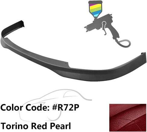 IKON MOTORSPORTS, Front Bumper Lip Compatible with 1994-1997 Acura Integra, JDM T-R Style Spoiler Splitter Valance Fascia Cover Guard Protection Unpainted Black in Kuwait