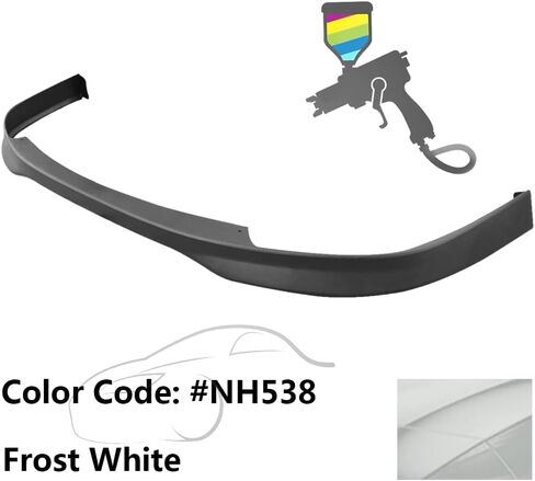 IKON MOTORSPORTS, Front Bumper Lip Compatible with 1994-1997 Acura Integra, JDM T-R Style Spoiler Splitter Valance Fascia Cover Guard Protection Unpainted Black in Kuwait