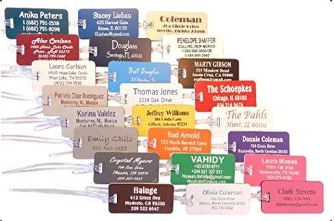 Custom Luggage Tags (10) in Saudi Arabia