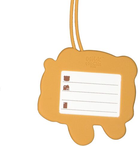 Milk and Mocha Luggage Tag Set Authorized Milkmochabear Merchandise Cute Adorable Silicone with Name ID Card Suitcase Label Travel Essentials Accessories for Bags Backpacks Baggage in Kuwait
