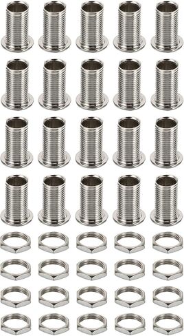 مسامير براغي مجوفة برأس مستدير M12x20mm من PATIKIL، 2 في 1 / 20 قطعة من خلال مشابك الثريا مع صامولة سداسية in Saudi Arabia