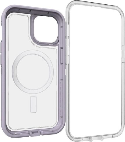 حافظة Otterbox Defender XT Clear iPhone 14 Pro، معتمدة من معيار Lavender Sky US MIL in Saudi Arabia