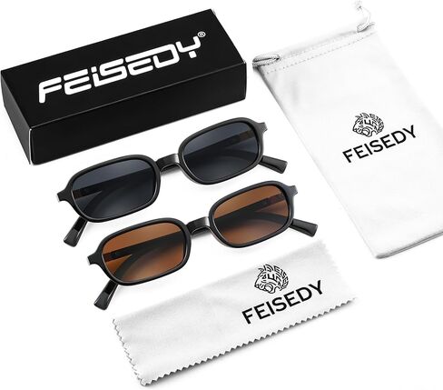 نظارة شمسية مستطيلة مستطيلة للنساء للنساء 90s مربع أزياء خمر صغير Sunnies B0282 in Saudi Arabia