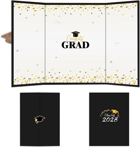 18"X12" Graduation Signature Board - Red & Black Balloons - Class Of 2024 Grad Guest Book Alternative For College & High School Students, Congrats Graduate Gift, Party Favors & Decors(Red) - A09 in Saudi Arabia