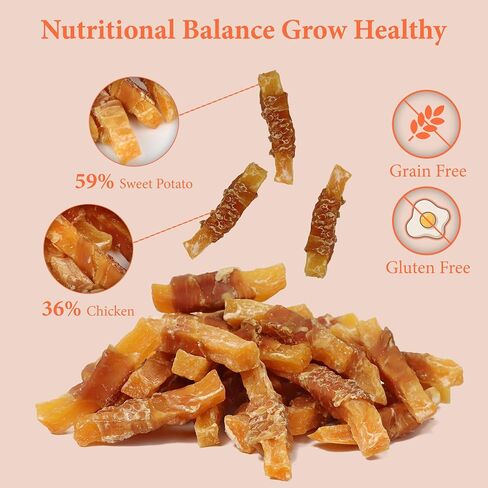 Dog Treats, Dog Kabobs Treats Made with Real Chicken, Duck, Grain Free, Easily Digestible, Long-Lasting for Large & Small Dogs - Supports Healthy Teeth in Saudi Arabia