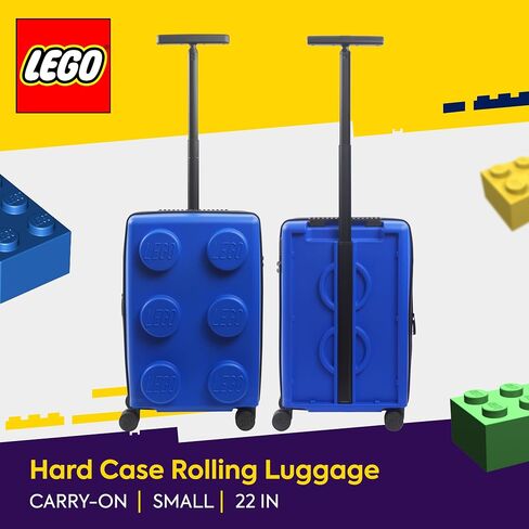 مفهوم واحد LEGO 22 بوصة حمل على الأمتعة ، حقيبة الصلبة القابلة للتوسيع القابلة للتوسيع مع عجلات الدوار ، الأزرق in Saudi Arabia