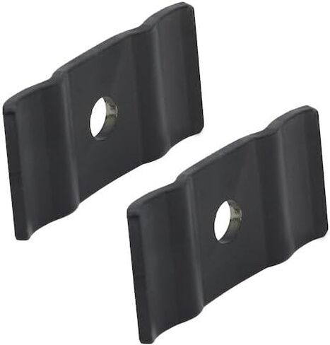 Rear Leaf Spring U-Bolt Spacer Plates - Set of 2 - Compatible with 2001-2010 Chevy Silverado 2500 HD V8 in Saudi Arabia
