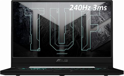 ASUS TUF Dash 15.6 بوصة FHD كمبيوتر محمول للألعاب، 240 هرتز IPS، Intel Core I7-11370H، GEFORCE RTX 3070، ذاكرة الوصول العشوائي 16 جيجابايت، 1 تيرابايت SSD، Windows 10، BK، Wi-Fi 6، HDMI، Thunderbolt 4، Eclipse Gray، لوحة ماوس TWE in Kuwait