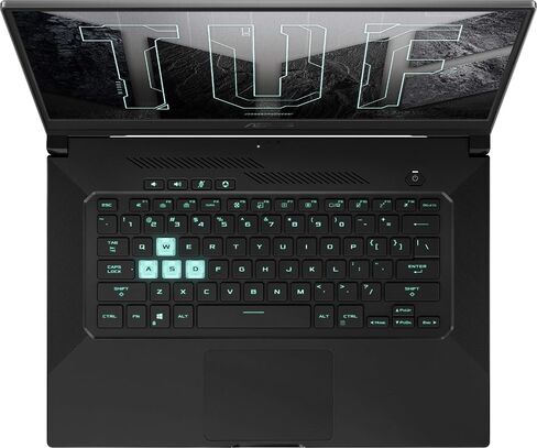 ASUS TUF Dash 15.6 بوصة FHD كمبيوتر محمول للألعاب، 240 هرتز IPS، Intel Core I7-11370H، GEFORCE RTX 3070، ذاكرة الوصول العشوائي 16 جيجابايت، 1 تيرابايت SSD، Windows 10، BK، Wi-Fi 6، HDMI، Thunderbolt 4، Eclipse Gray، لوحة ماوس TWE in Kuwait
