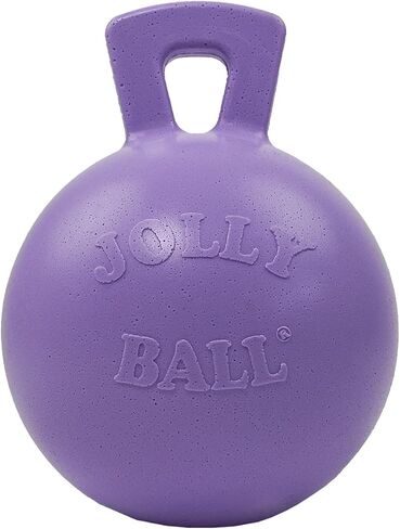 Jolly Pets Tug-n-Toss - Heavy Duty Chew Ball w/ Handle (Red, 8") in Kuwait