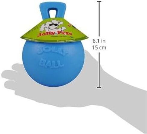 Jolly Pets Tug-n-Toss - Heavy Duty Chew Ball w/ Handle (Red, 8") in Kuwait